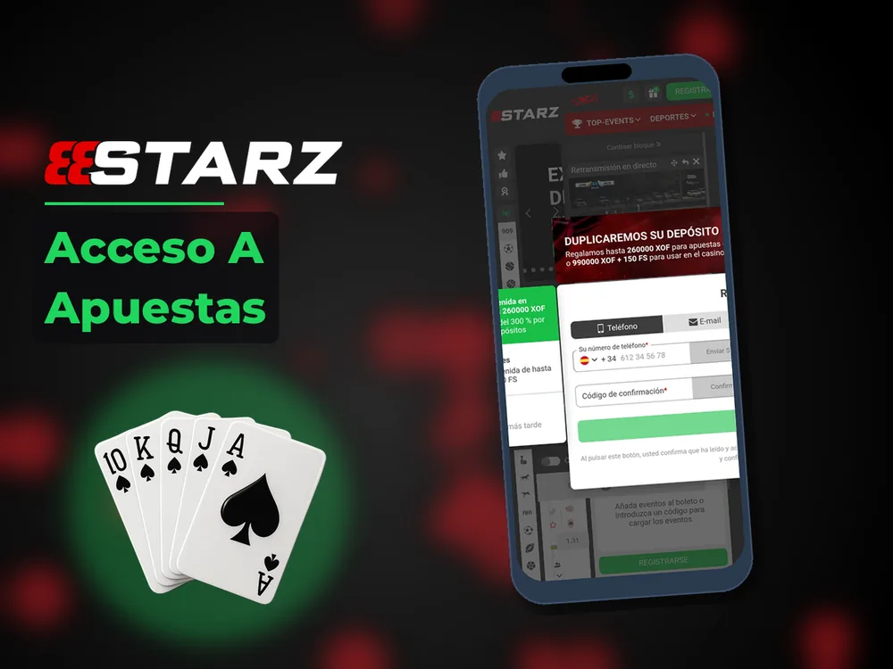 888Starz - Acceso A Apuestas