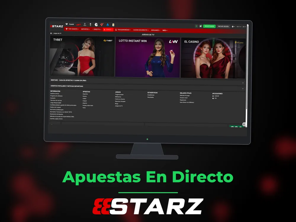 888Starz - Apuestas En Directo