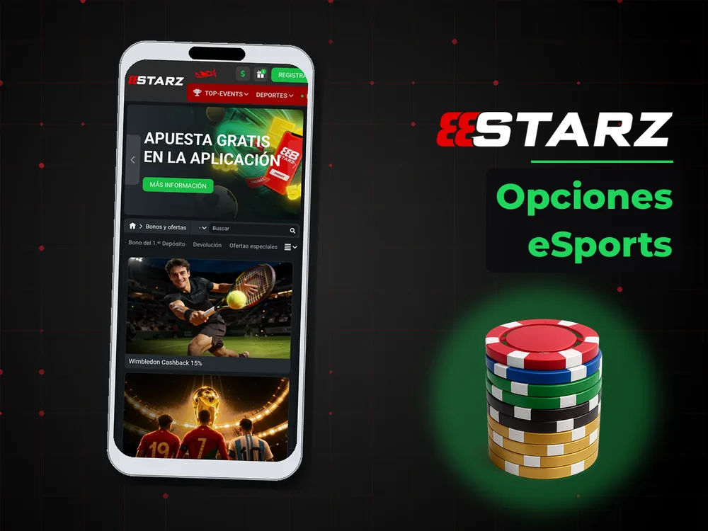 888Starz - Opciones eSports