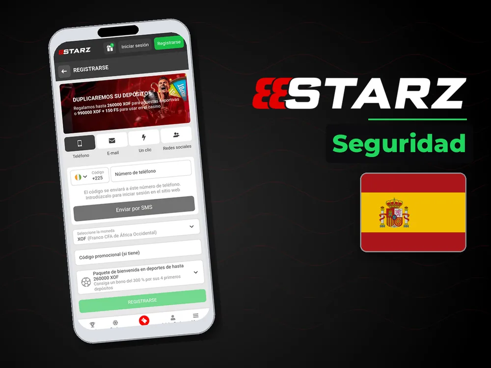 888Starz - Seguridad