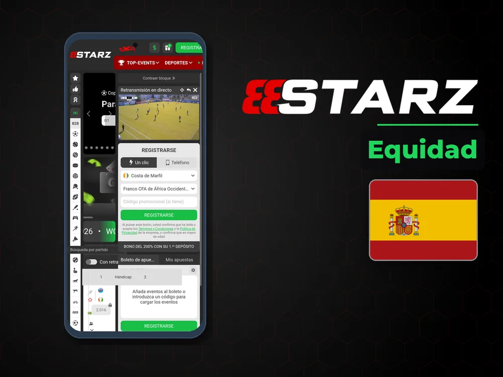 888Starz - Equidad