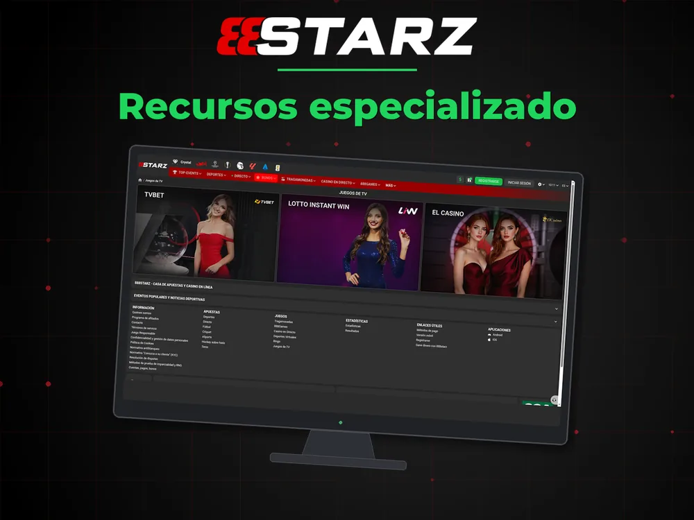 888Starz - Recursos especializado
