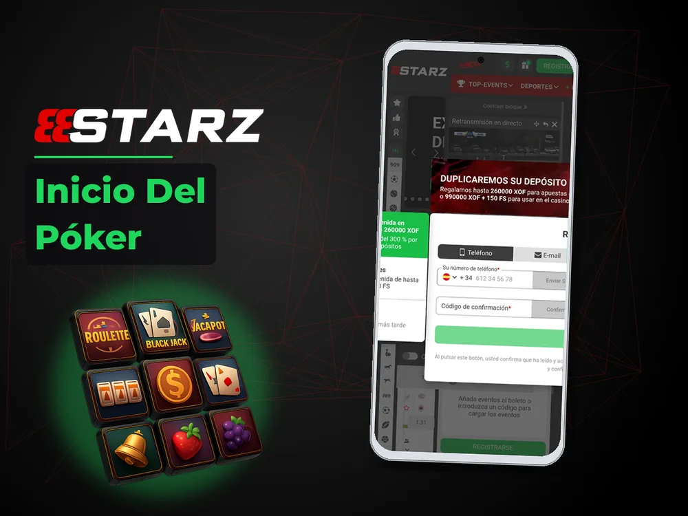 888Starz - Inicio Del Póker