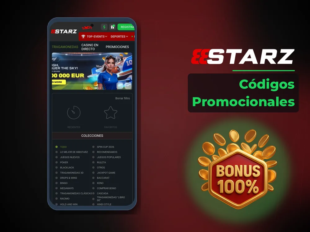888Starz - Códigos Promocionales