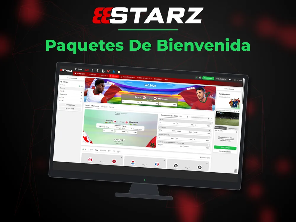 888Starz - Paquetes De Bienvenida