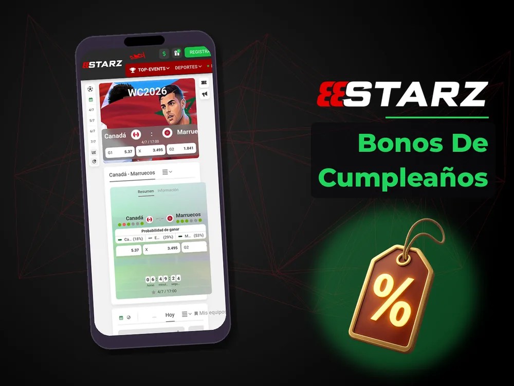 888Starz - Bonos De Cumpleaños