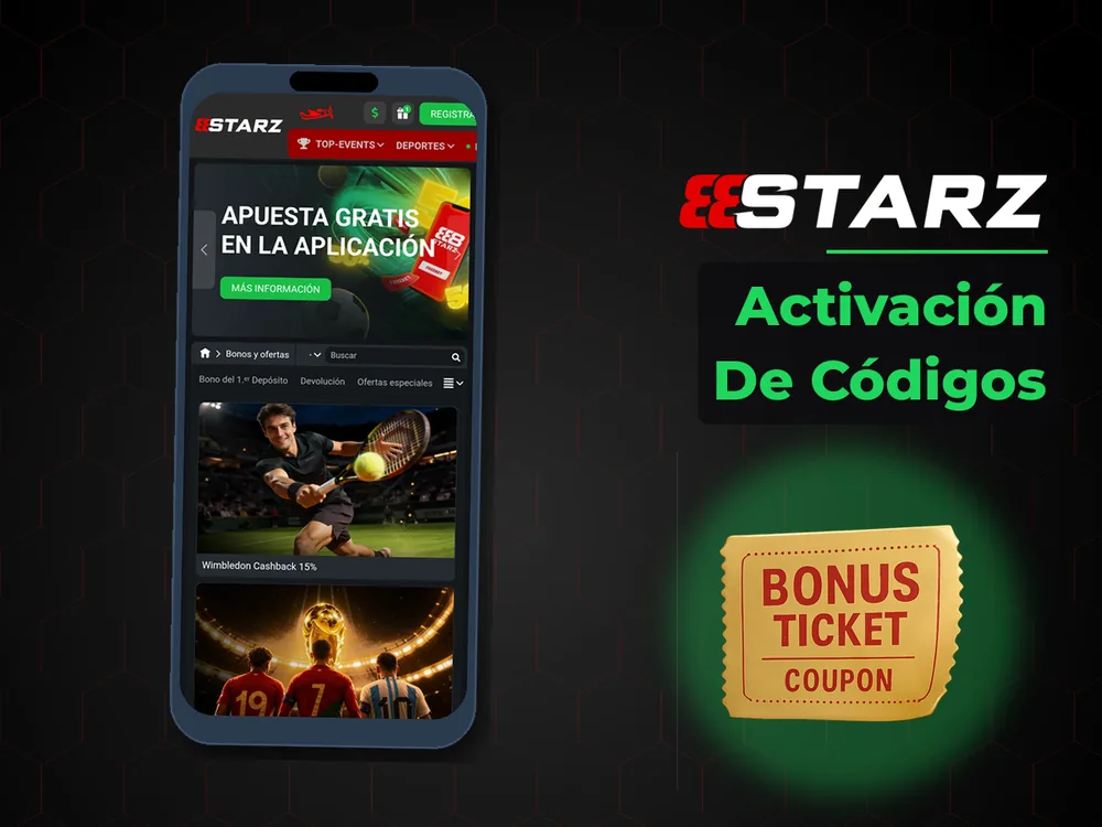888Starz - Activación De Códigos