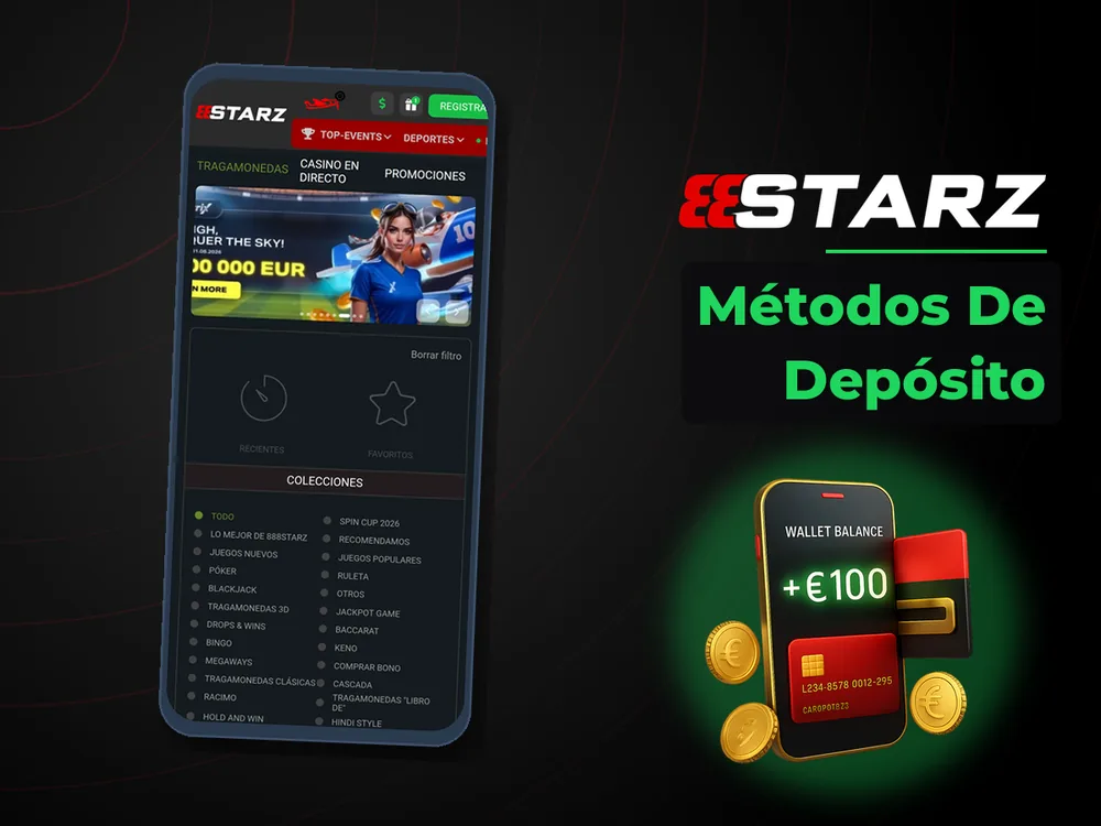 888Starz - Métodos De Depósito