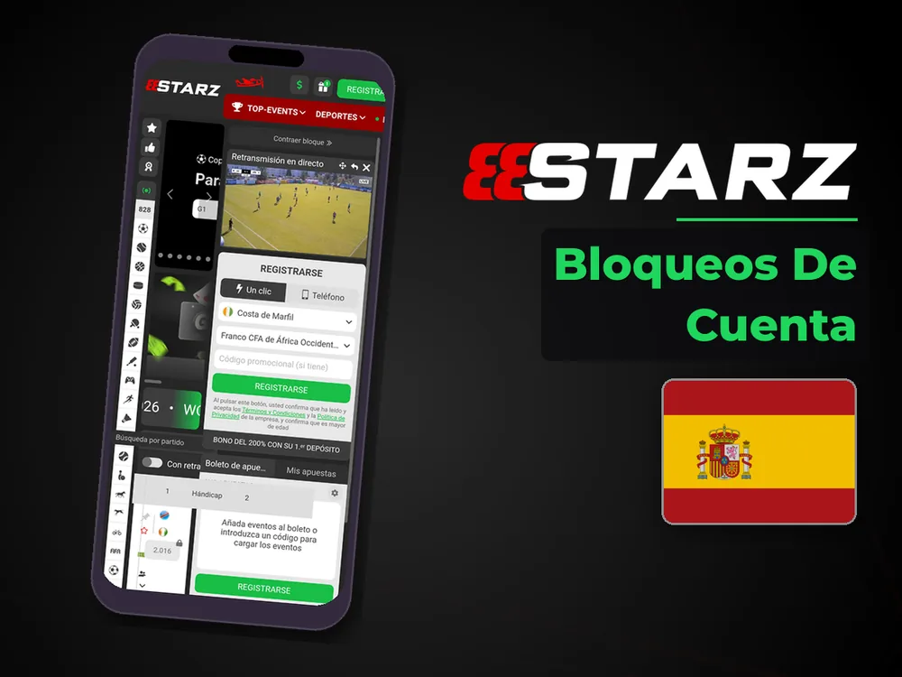 888Starz - Bloqueos De Cuenta