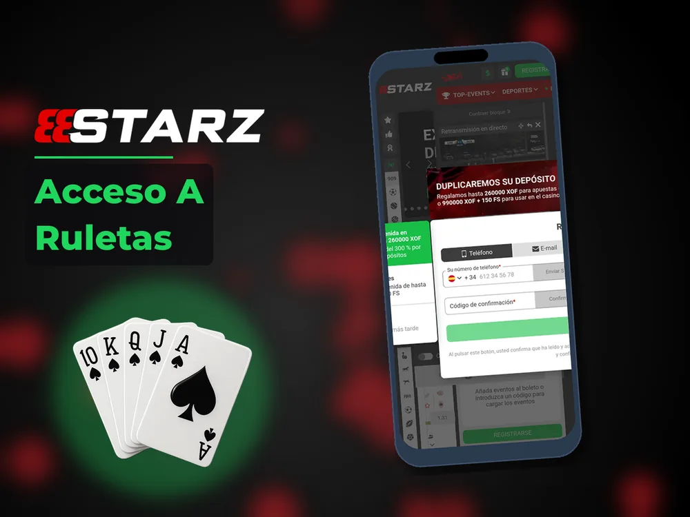 888Starz - Acceso A Ruletas
