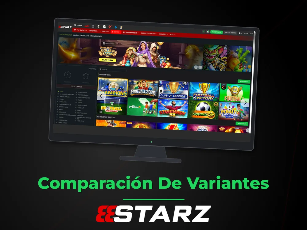 888Starz - Comparación De Variantes