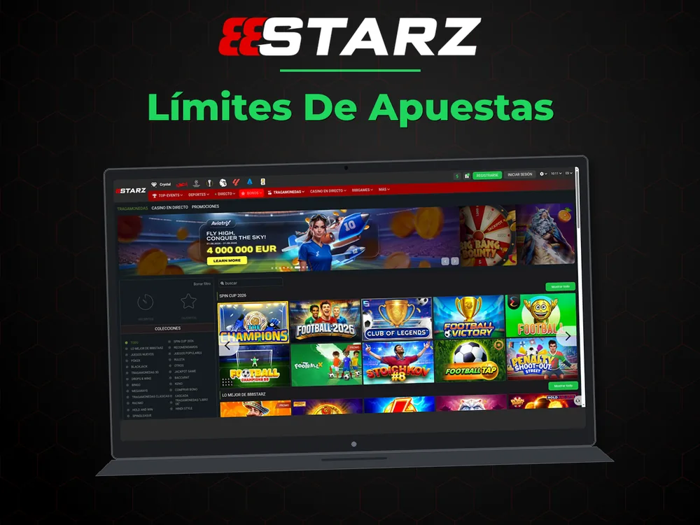 888Starz - Límites De Apuestas