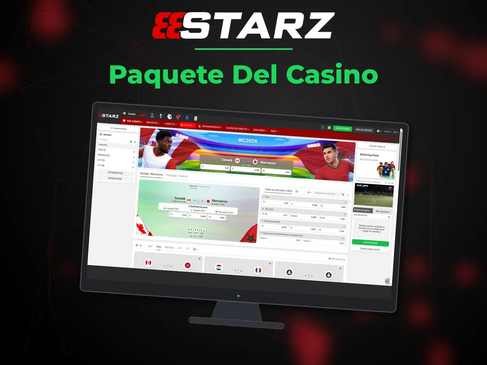 888Starz - Paquete Del Casino