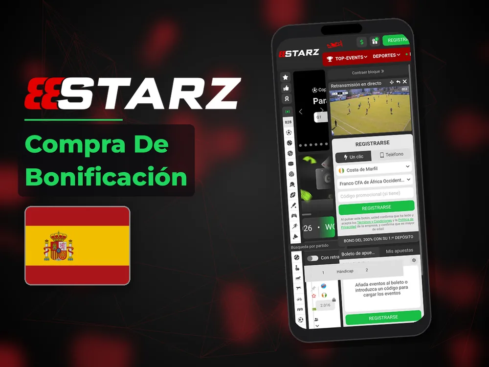 888Starz - Compra De Bonificación