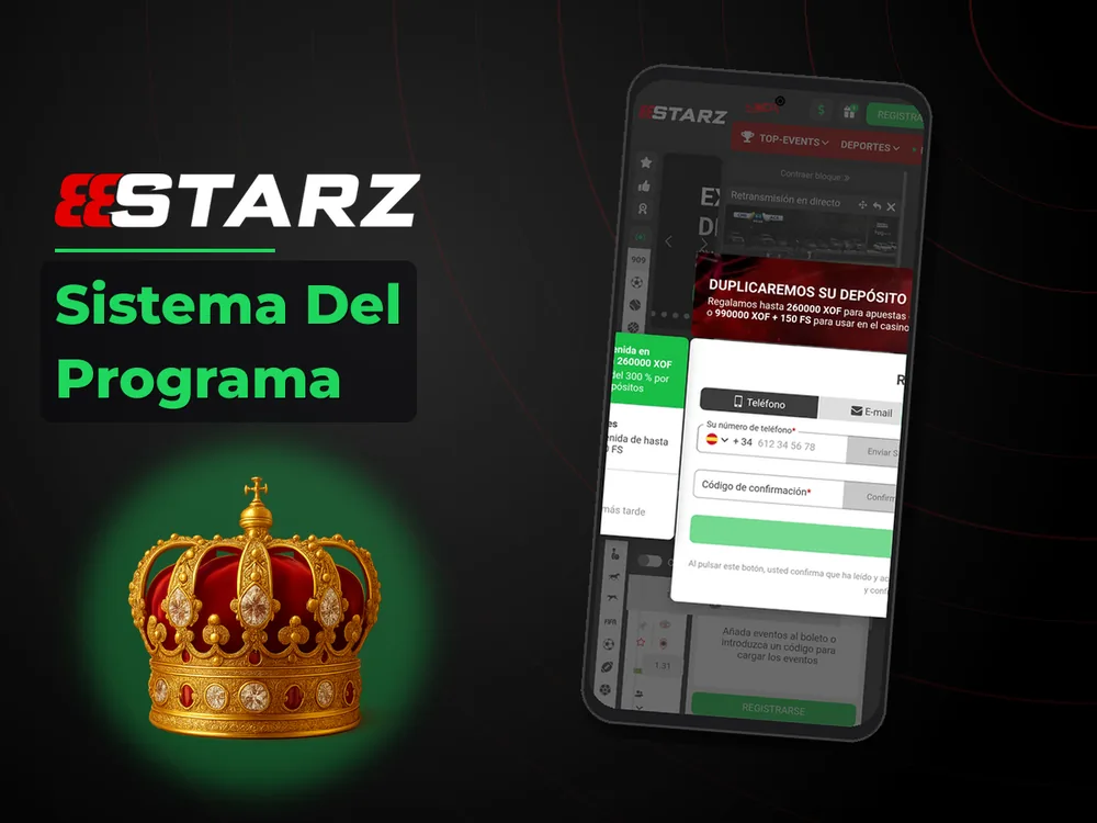 888Starz - Sistema Del Programa