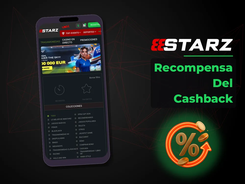 888Starz - Recompensa Del Cashback