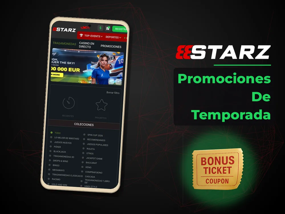 888Starz - Promociones De Temporada