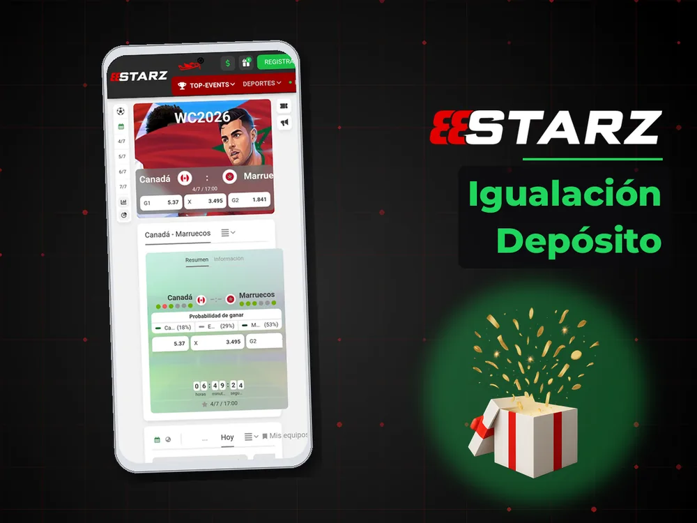 888Starz - Igualación Depósito