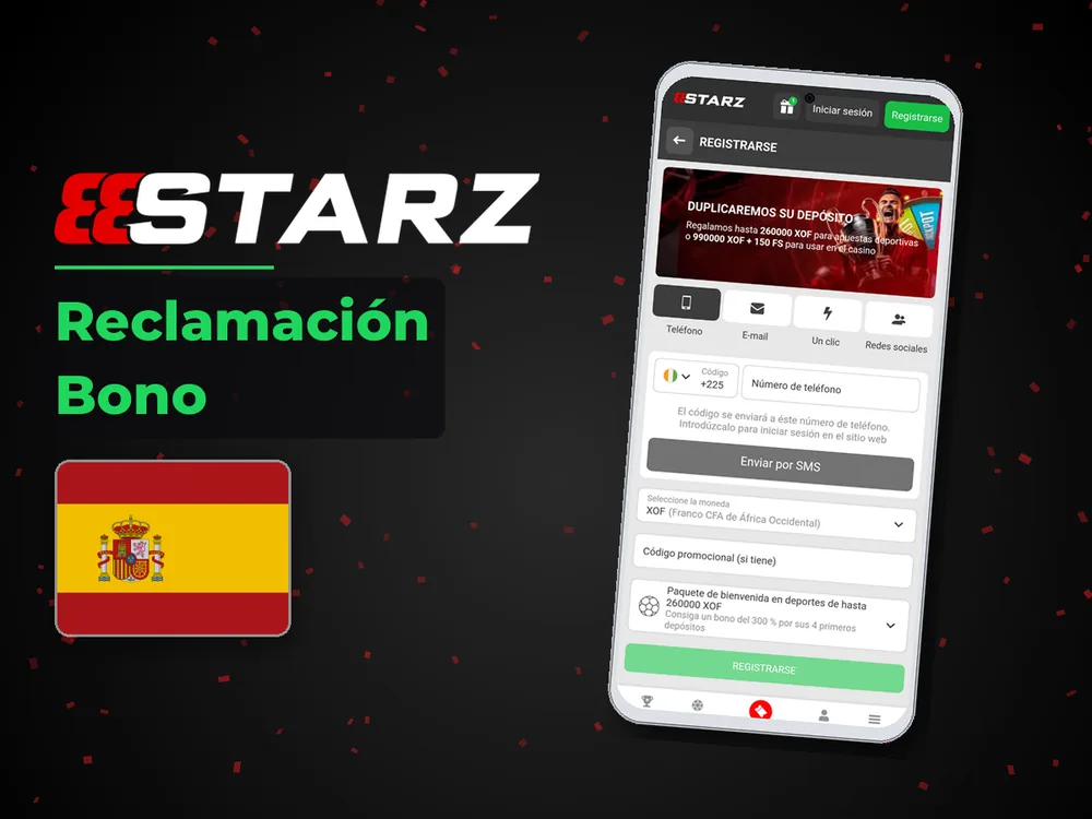 888Starz - Reclamación Bono