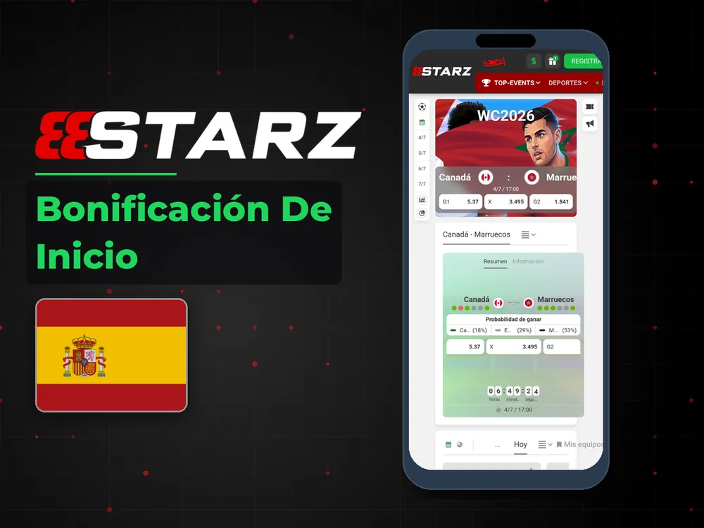 888Starz - Bonificación De Inicio