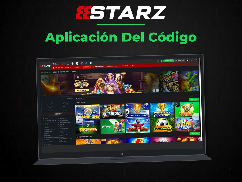 888Starz - Aplicación Del Código